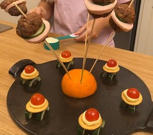 Solar System Snack recipe videos for kids by Chefclub