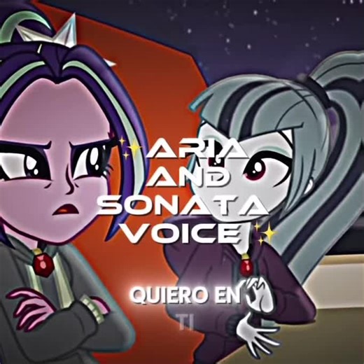 Aria and Sonata's Latin Spanish Voices in MLP