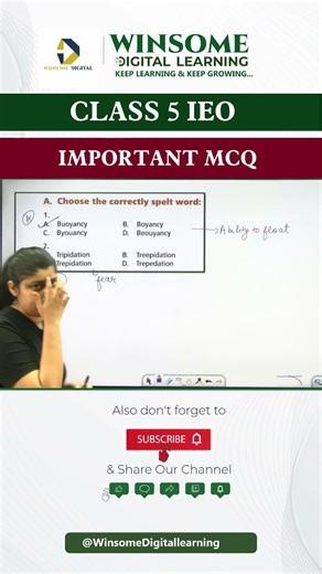 Level 2 IEO Important MCQs | Class 5 English 🔥