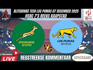 Springboks 7's vs Los Pumas 7's Cup Final Live Commentary