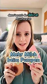 Wenn du mehr Milch beim Abpumpen haben möchtest, solltest du diesen Tipp beachten. #stillen