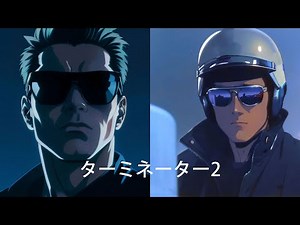 Terminator 2 as an Anime