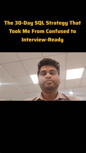 Abhishek on Instagram: "The 30 day SQL strategy that took me from confused to Interview Ready #sql #sqltips #dataanalyst"