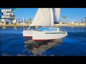 GTA 5 Catamaran Yacht Mod - Luxury Boat Experience