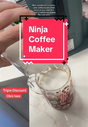 If your coffee keeps coming out bitter, sharp, or just… meh — it’s not you. It’s your saturation control. Most brewers just spray water and hope for the best, but this one actually evenly saturates every single ground so your cup comes out smooth, balanced, and full of flavor. Plus 👇 • Brew with pods or your own grounds • Choose your size — from travel mug to full carafe • Specialty setting for lattes   iced drinks • Over-Ice brew that doesn’t water everything down • Built-in frother for that c