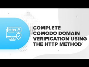 How to complete COMODO verification using the HTTP method -  HostingJournalist.com