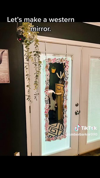 DIY Western Playing Card Mirror Tutorial