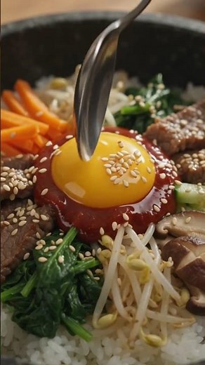 🍚 How to Cook Bibimbap | Easy Korean Recipe 🇰🇷
