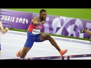 American Rai Benjamin beats world-record-holder Karsten Warholm for gold in 400-meter hurdles