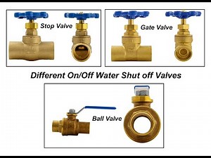 Which Water On/Off Stop Valve should I use?