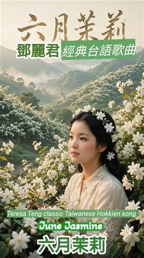 鄧麗君經典台語歌曲🎶六月茉莉|Teresa Teng classic Taiwanese Hokkien song🎶June Jasmine