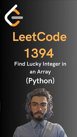 LeetCode#1394 Find Lucky Integer in an Array - Python