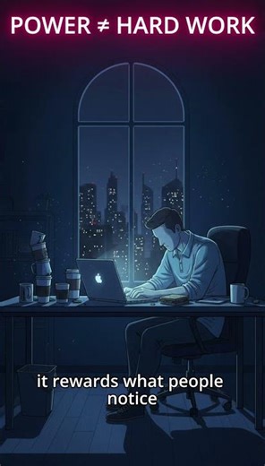 POWER ≠ HARD WORK #machiavelli #power #strategy #millenial #wealth