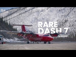 EPIC Dash 7 Landing on Remote Gravel Runway in Northwest Territories! | Air Tindi | RARE