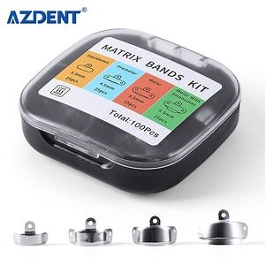[Hot Item] Azdent Orthodontic Sectional Contoured Metal Matrices Dental Matrix Bands