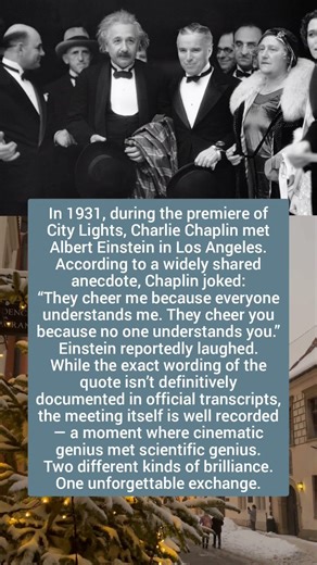 Charlie Chaplin met Albert Einstein #shorts #actor #charliechaplin #comedian