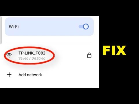 Wi-fi network Saved / Disabled automatically in Android mobile problem fixed