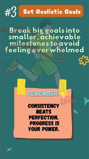 set realistic goals