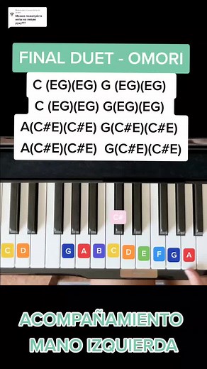 Tutorial de Piano para Final Duet - OMORI