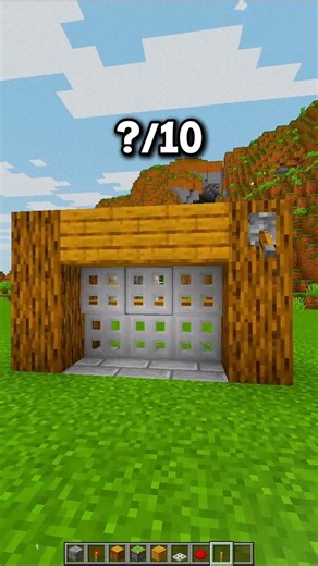 Garage Door In Minecraft‼️ | #shorts #minecraft