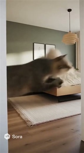 Giant Cat Runs Around the House! 🐱💥 | Total Chaos but So Cute 😂