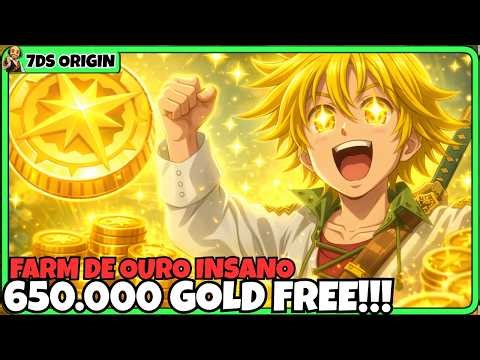 650.000 GOLD FREE!!! FARM INSANO DO OURO | The Seven Deadly Sins: Origin