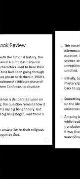 Review on book: The Three Body Problem