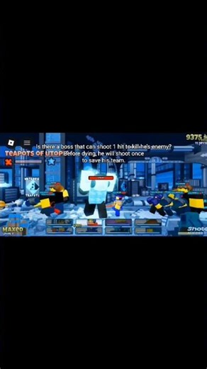 Terminator boss edit #edit #roblox #battle #games