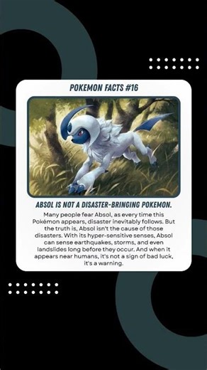 Absol Is Not a Disaster-Bringing Pokémon
