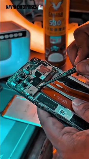 NAVYA ENTERPRISES 🔬| PHONE REPAIRING HOSPITAL 🏥 #viralreels #repair