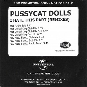 Pussycat Dolls - I Hate This Part (Remixes)