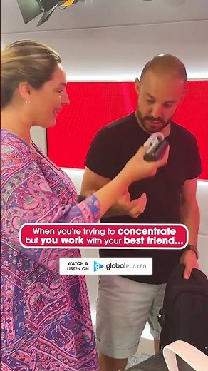 JK and Kelly Brook have too much fun at work!