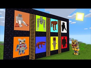 Minecraft DON'T ENTER THE WRONG SCP DOORS MOD / DANGEROUS MONSTERS INSIDE !! Minecraft Mods