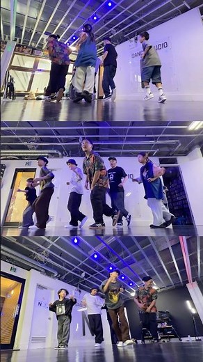 画面から溢れる熱量！7人で刻む高速ステップの一体感がヤバすぎる #HouseDance #ステップ #ダンススキル