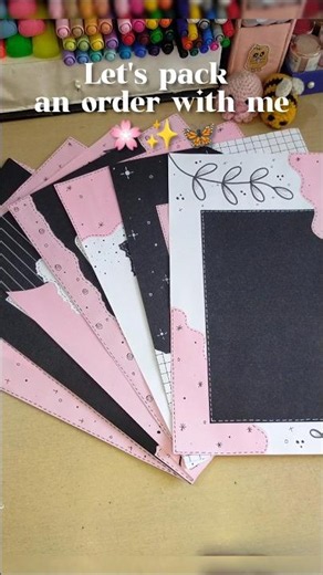 Packing order... Another happy customer 💗✨ #togetherwcreativeness #decorativesheets #shorts