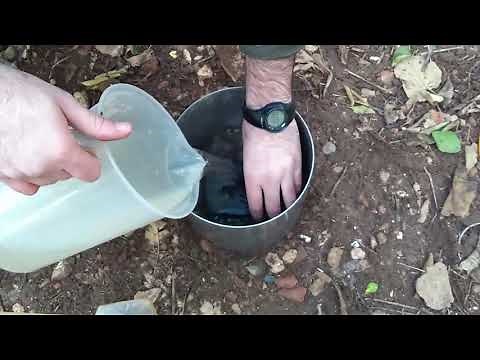 Simplified Falling Head (SFH) infiltration experiment