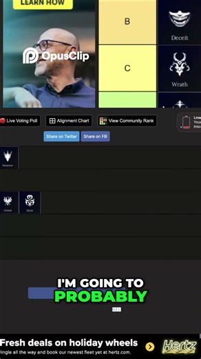 Avoid THESE Tiers Master Your Build Strategy #absolvment #gaming #r6le #chart #r6sace #roblox #list