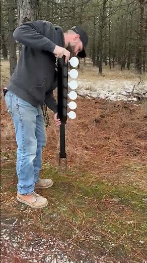 The new Rimfire Dueling Tree by JC Steel Targets! #hunting #rimfire #shooting #steeltargets #rifle