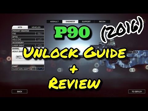P90 Unlock Guide and Review! - Battlefield 4 - Tut