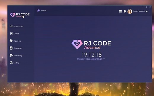 C# Winform 扁平化UI 高亮按钮