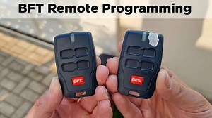 BFT remote programming | How to set up and code a new BFT remote control