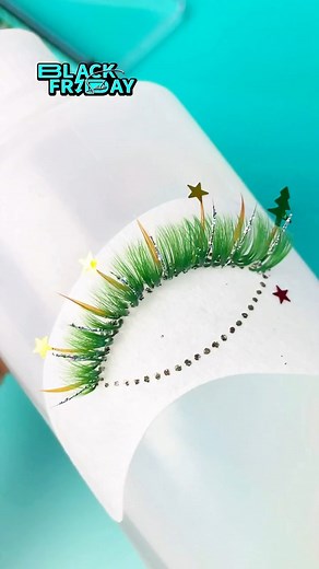 11K views · 101 reactions | ✨Decorate your lashes like a Christmas...