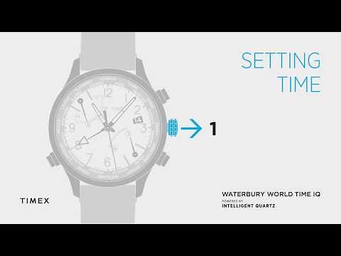 TIMEX WORLD TIME - SETTING TIME - HOW TO VIDEO