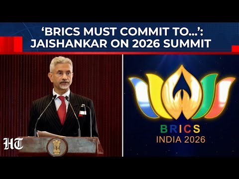 Jaishankar Launches BRICS 2026 Logo, Theme And Website; Pushes For Effective Multilateral Order