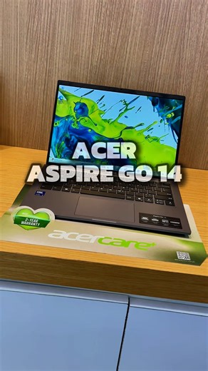 7.7K views · 28 reactions | Smart. Fast. Portable. The Acer Aspire Go 14 AI is Ready Wherever You Go. | Laptop Factory Davao City | Facebook