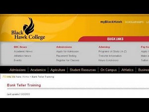 Bank Teller Certification