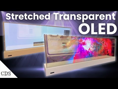 Stretched Transparent OLED Technology | Crystal Display Systems Future Displays