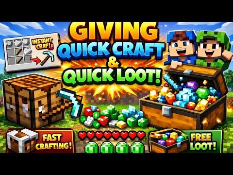 Fast craft and quick loot mod | no zip file. | Avinash Gamerz