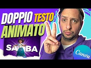 Creare un Doppio Testo ANIMATO con Canva | Tutorial Canva Esclusivo