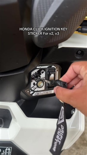 Honda Click Ignition Key Stickers for V2 and V3